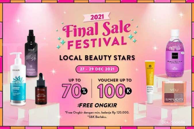 Promo Sociolla Final Sale Festival, Aneka Skincare hingga Makeup Diskon hingga 70%!
