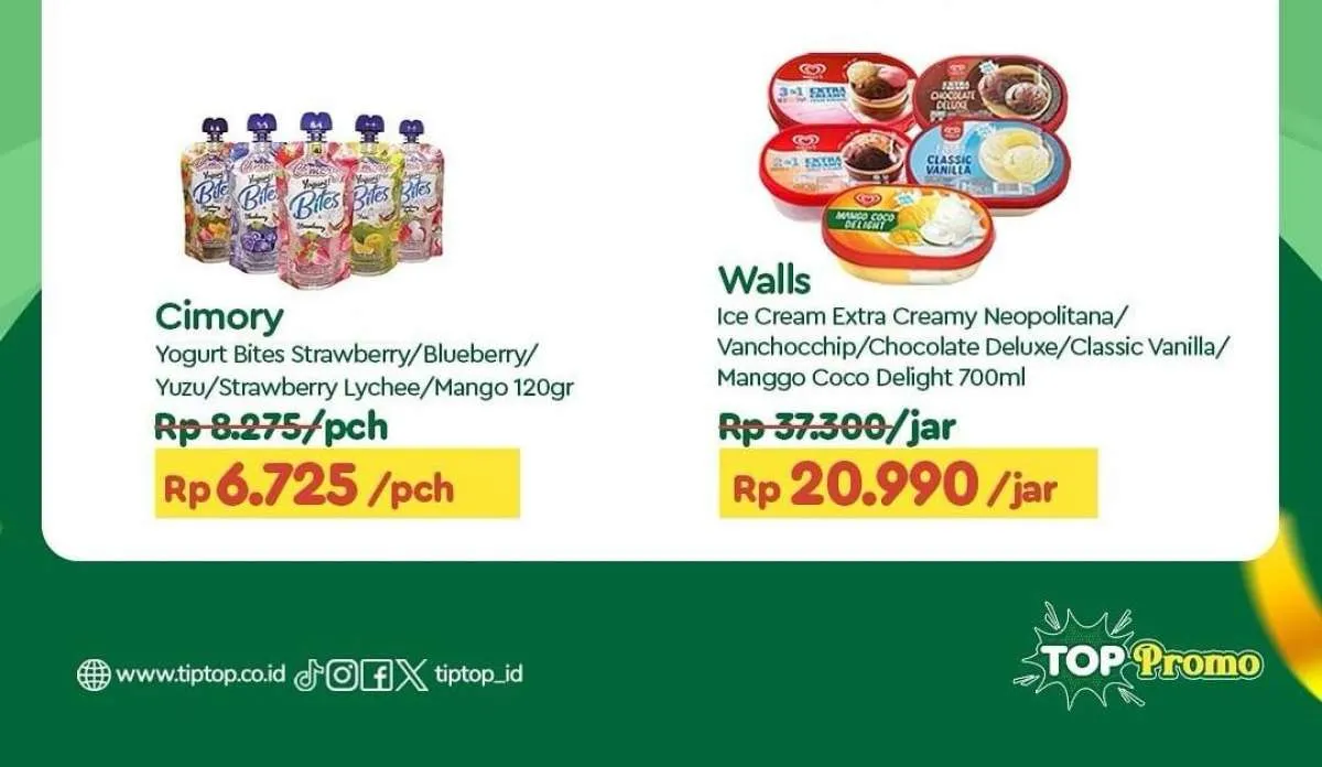 Promo Es Krim di Alfamart, Superindo dan Tip Top Weekend Terbaru Bulan November 2024