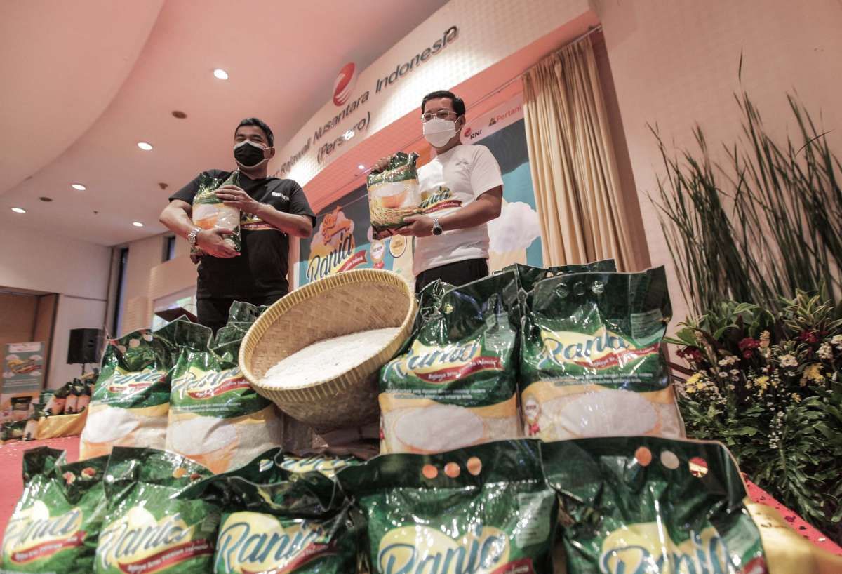 Peluncuran beras premium Rania dari RNI