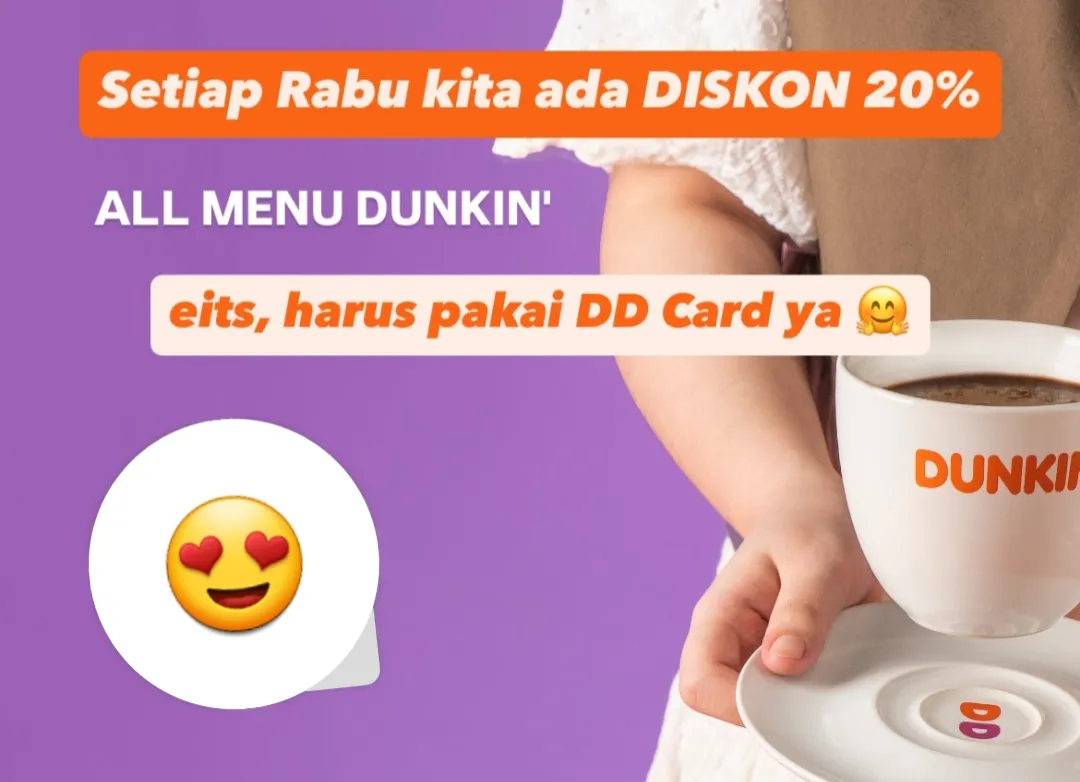 Promo Dunkin Rabu