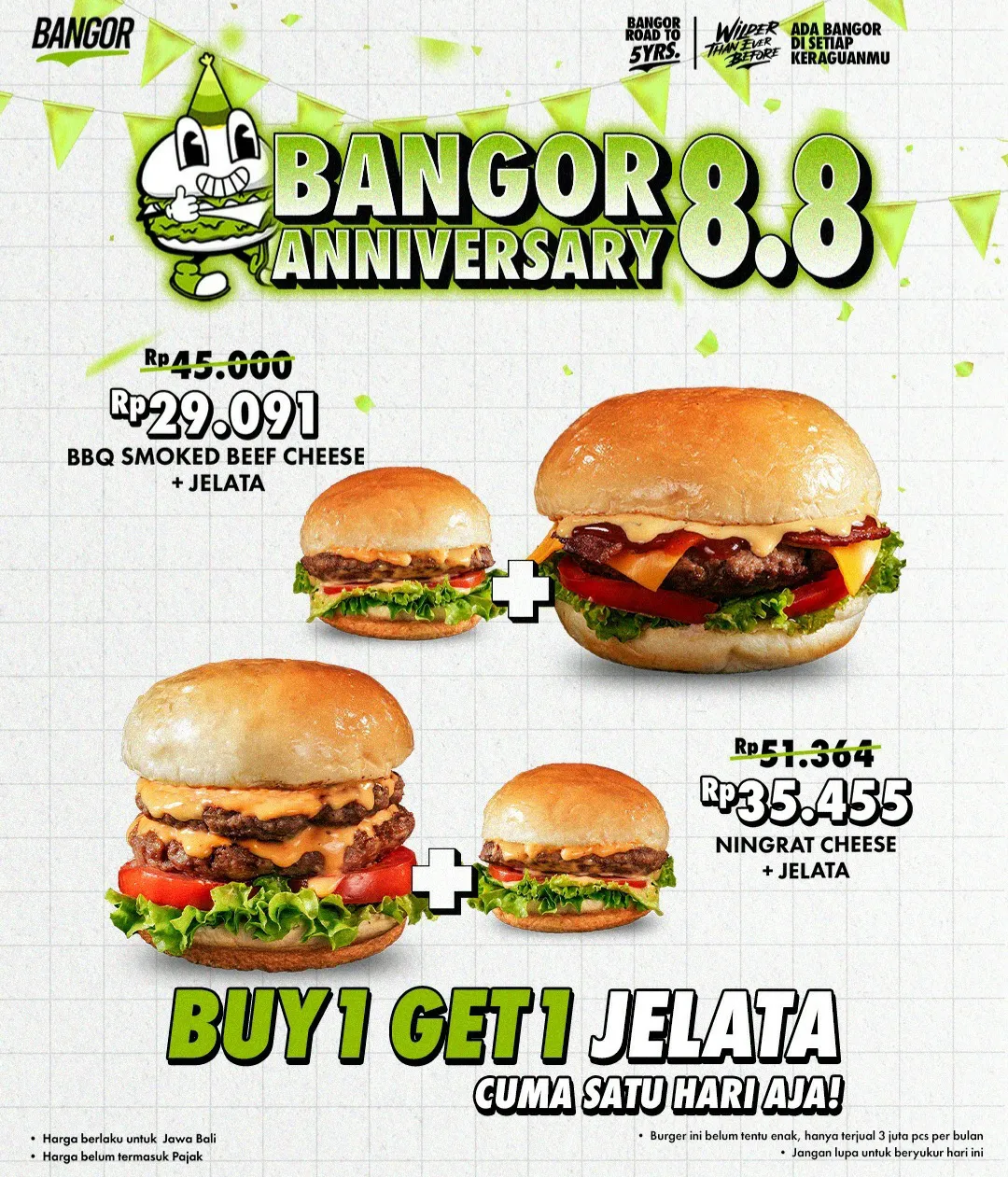 Promo 8.8 Burger Bangor