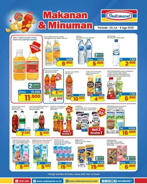 Promo Indomaret Super Hemat Periode 24 Juli-6 Agustus 2025