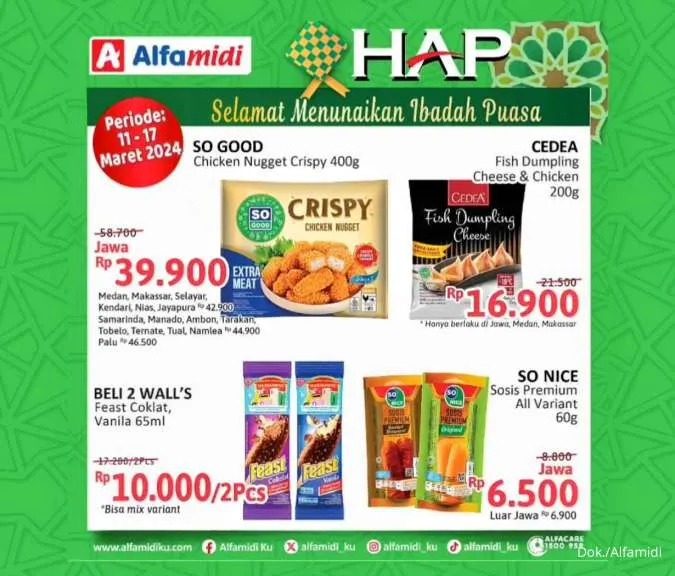 Promo Alfamidi Hemat Satu Pekan Periode 11-17 Maret 2024