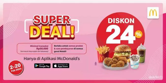 Promo Imlek McD 2024 Diskon 24%