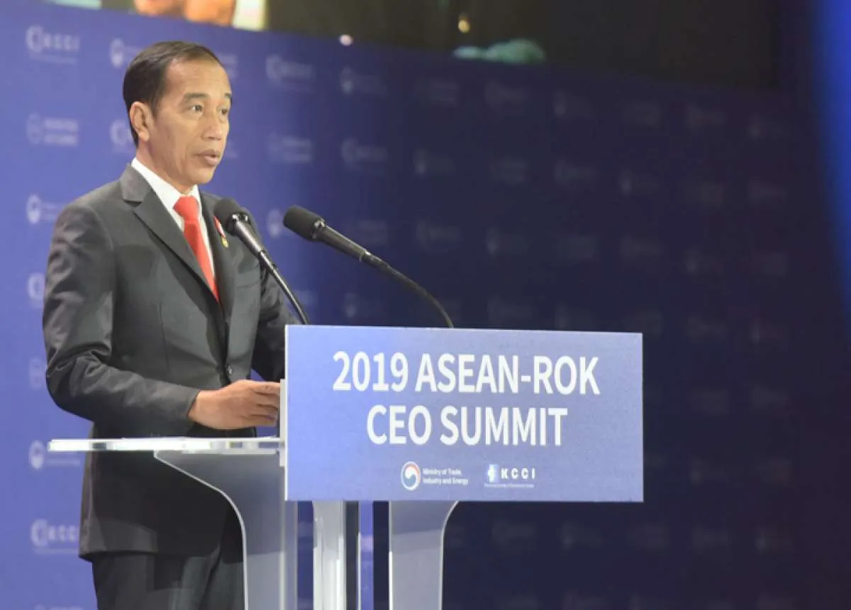 Jokowi: Paradigma win-win yang menjadi basis kerjasama ekonomi dunia mulai tergerus