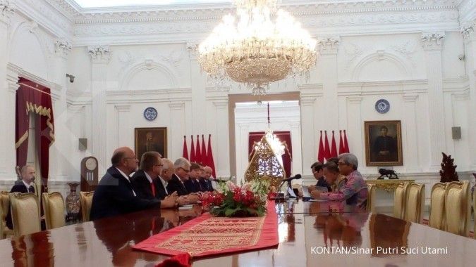 Jokowi terima kunjungan delegasi Senat Republik Ceko