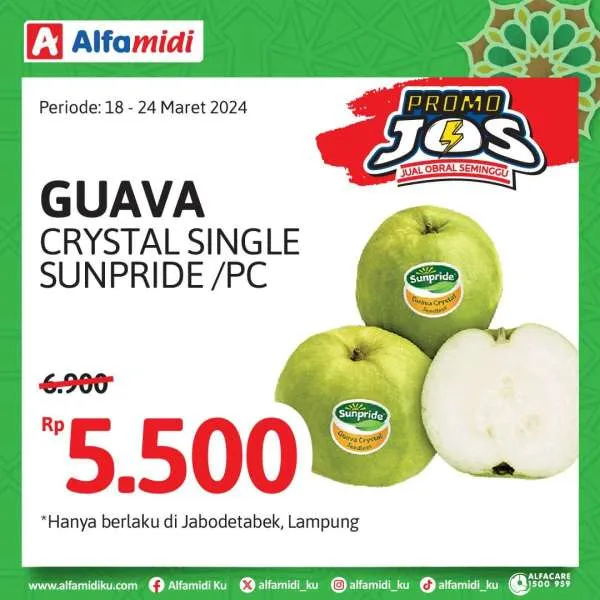 Promo Alfamidi JOS Periode 18-24 Maret 2024