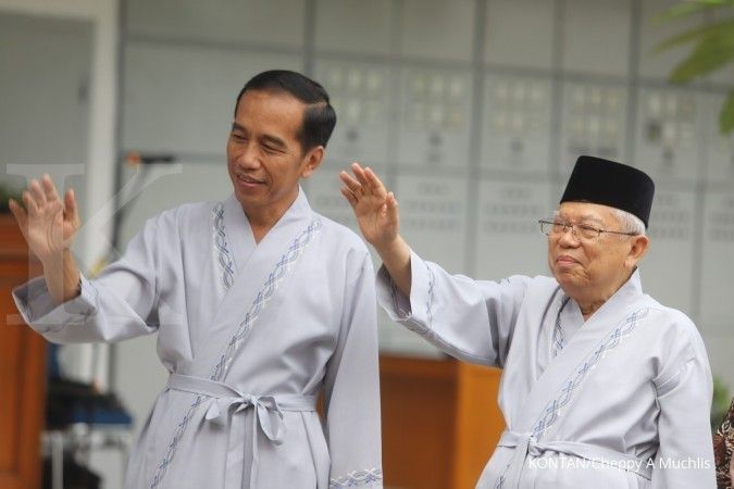 Jokowi-Ma'ruf Amin pede jika isu ekonomi akan diangkat saat Pilpres nanti