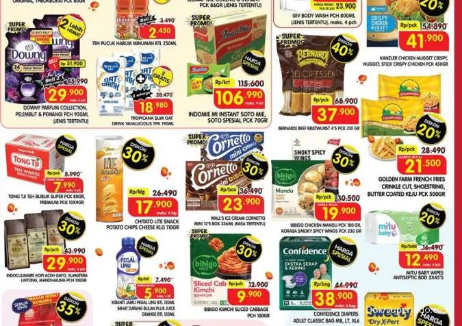 Promo JSM Superindo 18-20 Juli 2025, Bawang Putih-Kanzler Nugget Harga Spesial