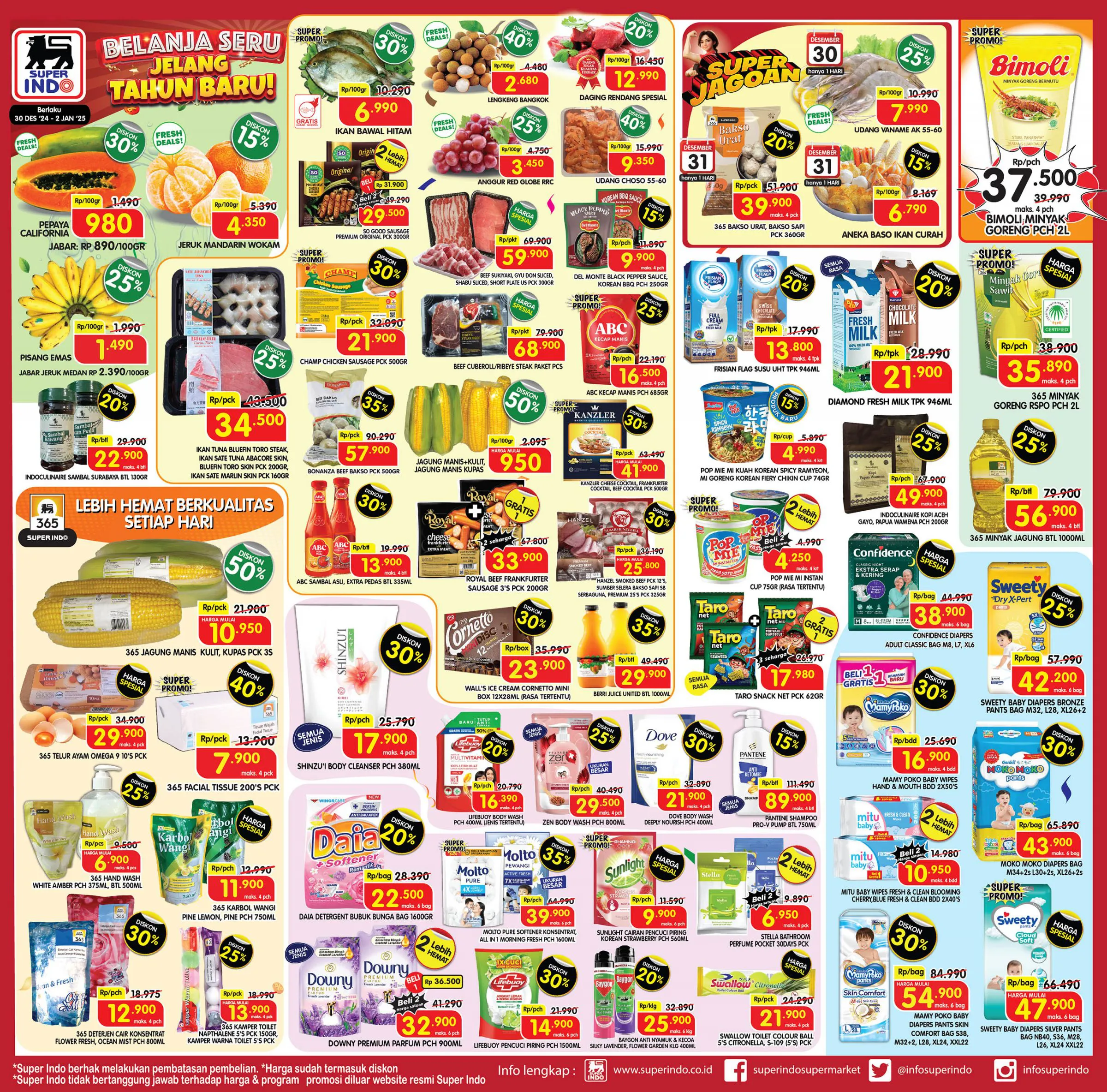 Promo Superindo Weekday 30 Desember 2024-2 Januari 2025