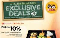 Promo HokBen dan ShopeePay atau SPayLater 21 Juli 2025, Diskon Setiap Senin