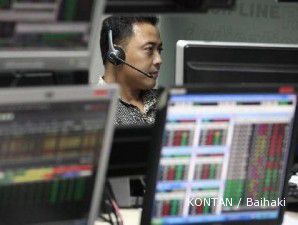 Saham unggulan tumbang, IHSG sesi pertama ditutup melemah 0,43%