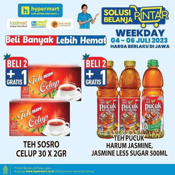 Katalog Promo Hypermart Weekday Terbaru 4-6 Juli 2023