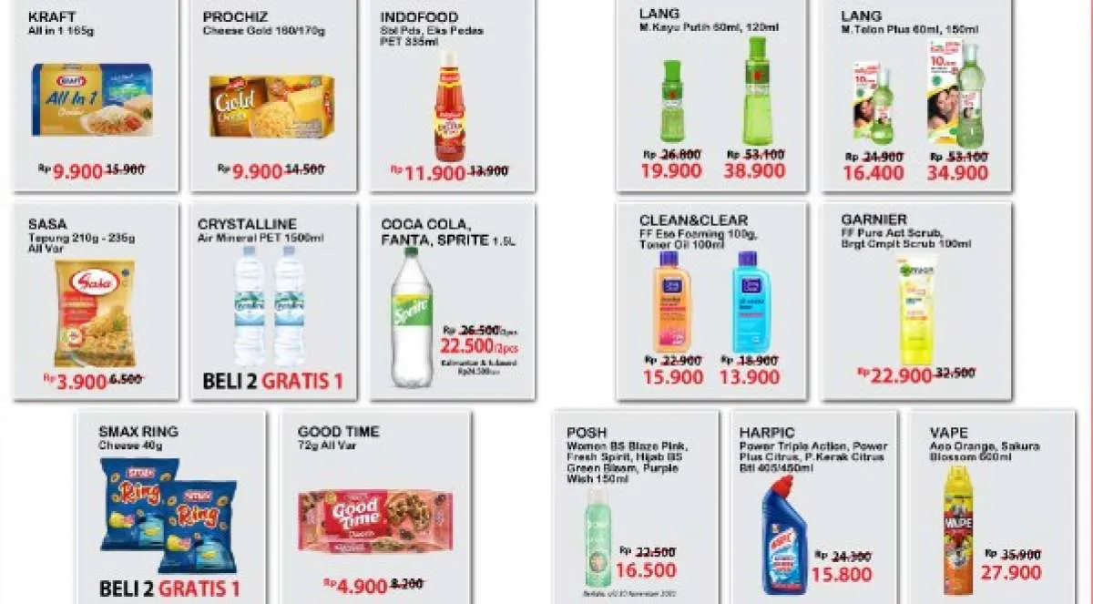 Promo Alfamart 2 Desember 2021, hari terakhir nikmati promo gantung (gajian untung)