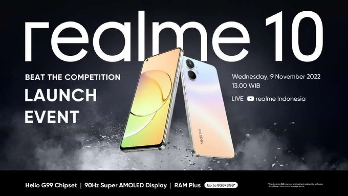 Bocoran Spesifikasi dan Harga HP Realme 10 yang Rilis di Indonesia 9 November 2022