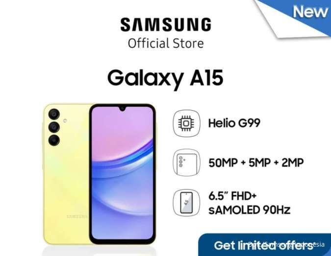 Harga Samsung A15 Indonesia Terbaru dan Spesifikasi Lengkap