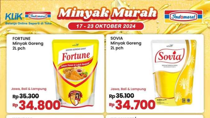 Promo Minyak Goreng di Superindo hingga Alfamart-Indomaret Weekday Terbaru Hari Ini