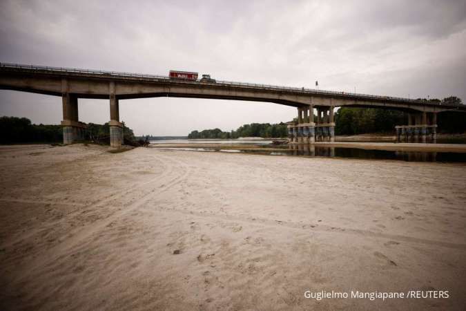 Italia Umumkan Darurat Kekeringan di Sekitar Sungai Po, Terburuk Dalam 70 Tahun