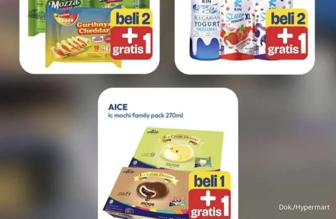 Promo JSM Hypermart Periode 16-19 Januari 2026, Aice Mochi Beli 1 Gratis 1