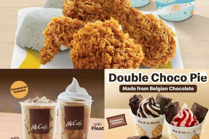 Promo McD Terbaru 2023, Menu Baru Double Choco Pie hingga Paket Cepat Drive Thru