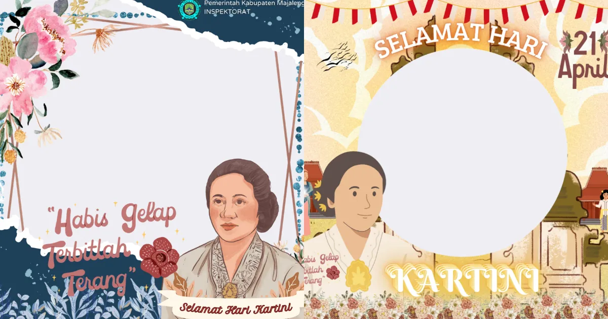 50 Twibbon Hari Kartini 21 April 2024 Desain Keren dan Cara Membagikannya di Medsos!