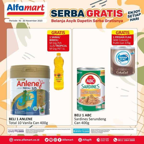 Promo Alfamart Serba Gratis 16-30 November 2023