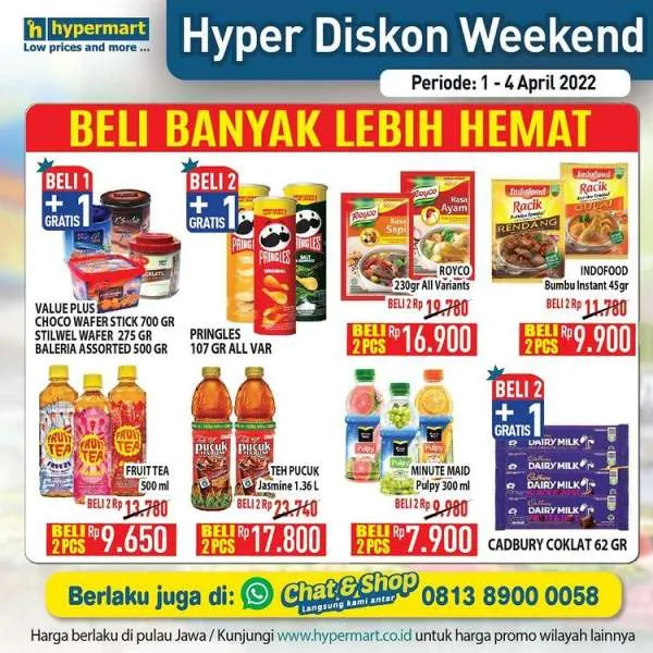 Promo JSM Hypermart Berlaku 1-4 April 2022