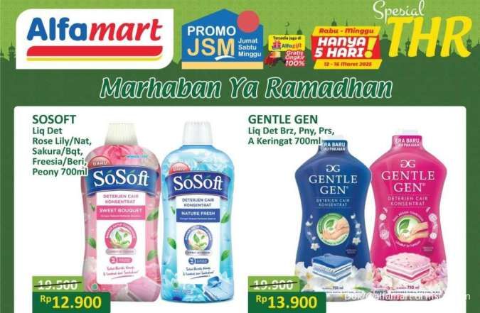 Promo JSM Alfamart 16 Maret 2025 Spesial THR, Beli So Soft & Gentle Gen Lebih Murah