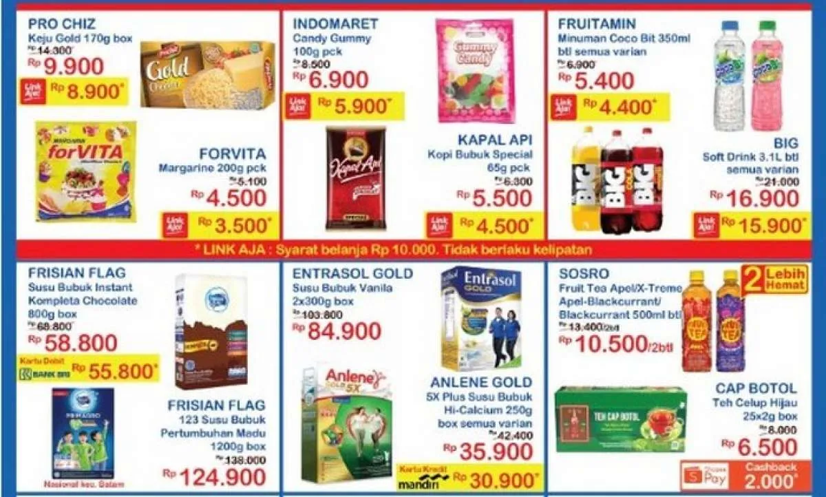 Promo Indomaret 19 Oktober 2021, beli produk dengan harga lebih murah