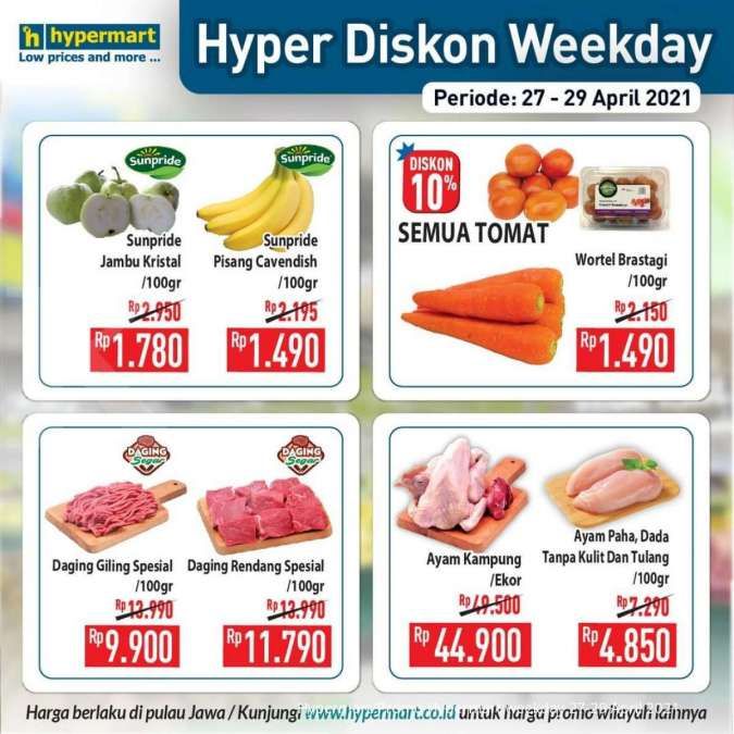 Promo Hypermart weekday 27-29 April 2021 