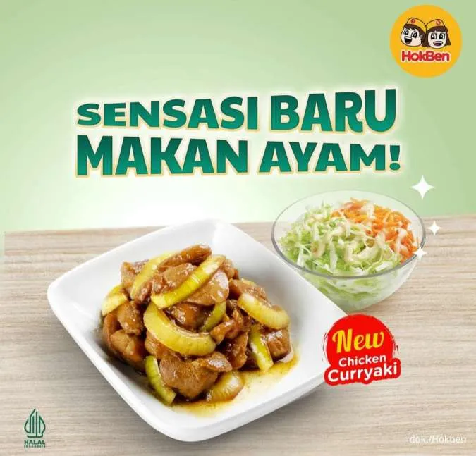 Promo menu baru Hokben Chicken Curryaki