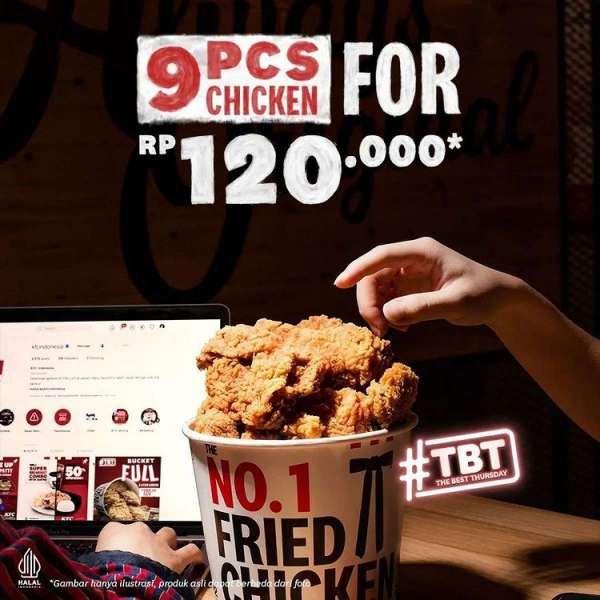 Promo KFC The Best Thursday Hari Ini 24 November 2022, Promo Spesial di Hari Kamis 