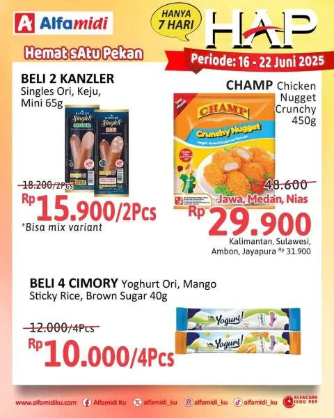 Promo Alfamidi Hemat Satu Pekan Periode 16-22 Juni 2025