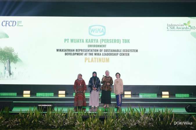 Konsisten Terapkan ESG, WIKA kerjasama Dengan BRIN, Sabet Indonesia CSR Award 2024