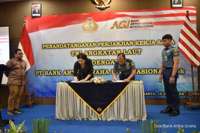 Perkuat Sinergi, Bank Artha Graha dan TNI AL Tandatangani Perjanjian Kerja Sama 