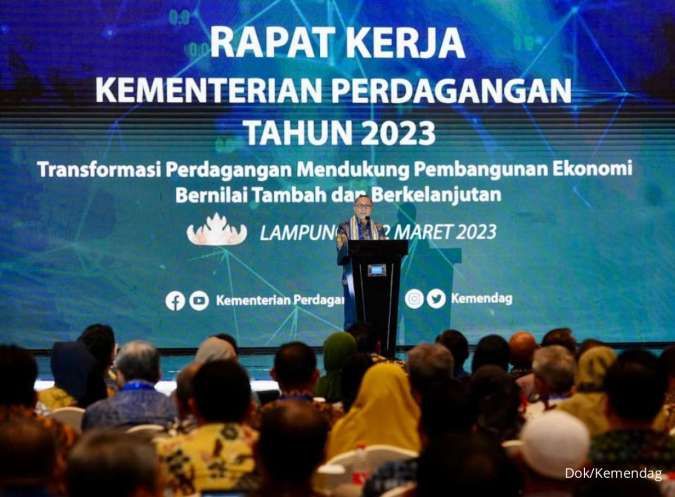 Mendag Zulkifli Hasan Buka Rapat Kerja Kementerian Perdagangan Tahun 2023