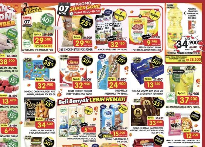 Promo Superindo Hari Ini 7-9 November 2025, Beli 1 Gratis 1 Jamur Salju-Bumbu Kari