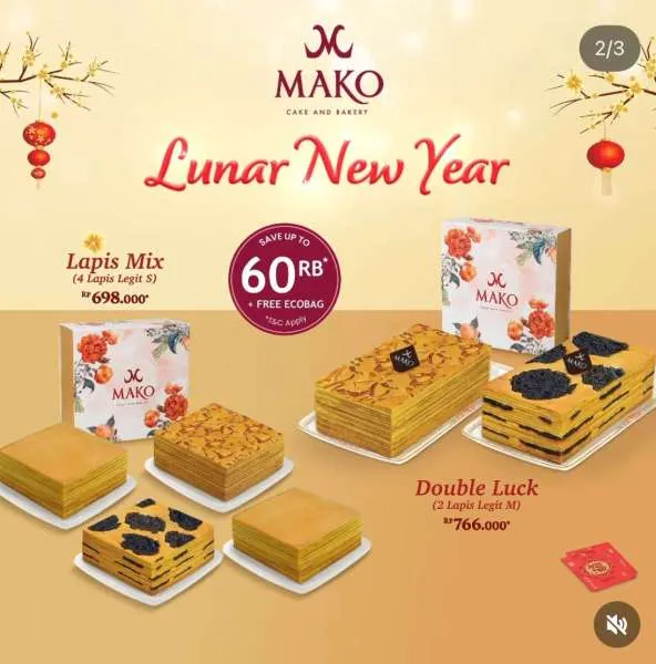 Promo Imlek Mako Bakery