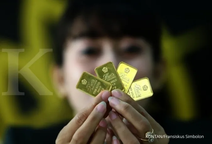 Antam's gold price rose to Rp 686,000 per gram at the beginning of the week