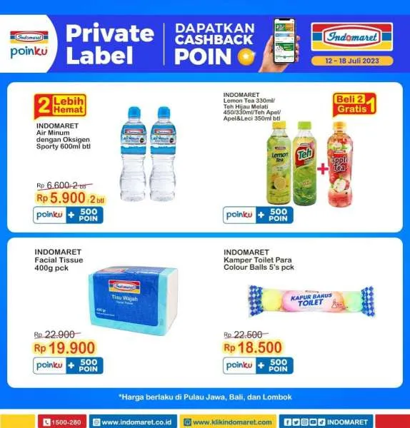 Harga Promo Indomaret Terbaru 12-18 Juli 2023, Promo Super Hemat Mingguan