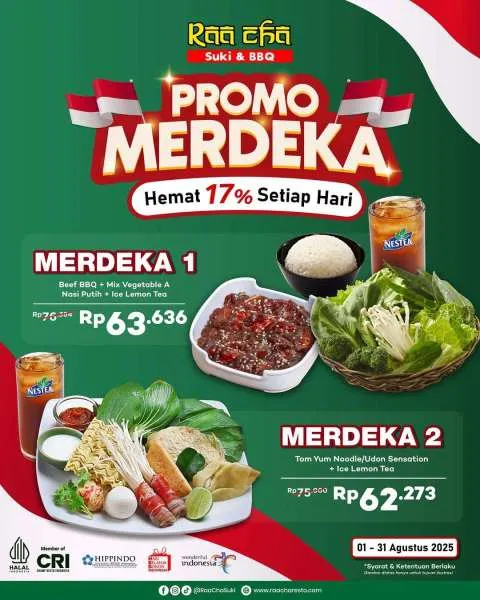 Promo Merdeka Raa Cha Agustus 2025