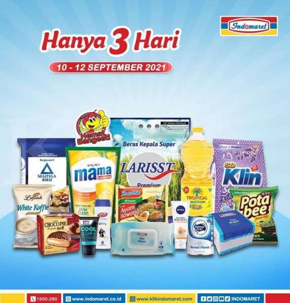 Katalog Promo Indomaret Hanya 3 Hari Periode 10-12 September 2021
