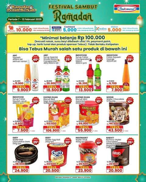 Promo Indomaret Sambut Ramadan 7-12 Februari 2025