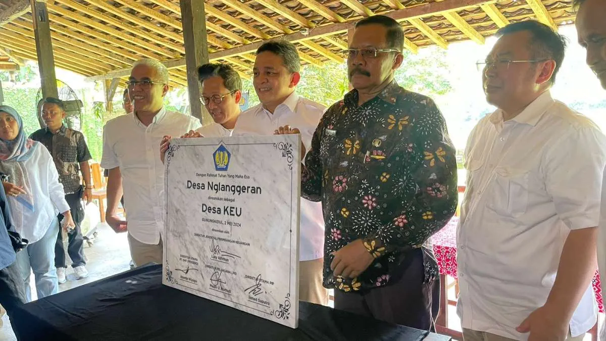 Kemenkeu Resmikan Desa Nglanggeran Jadi Desa Keuangan Pertama di Indonesia