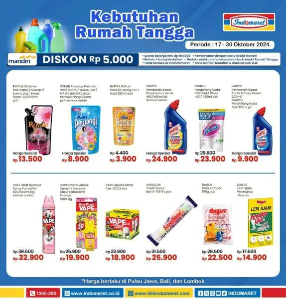 Promo Indomaret Super Hemat Periode 17-30 Oktober 2024