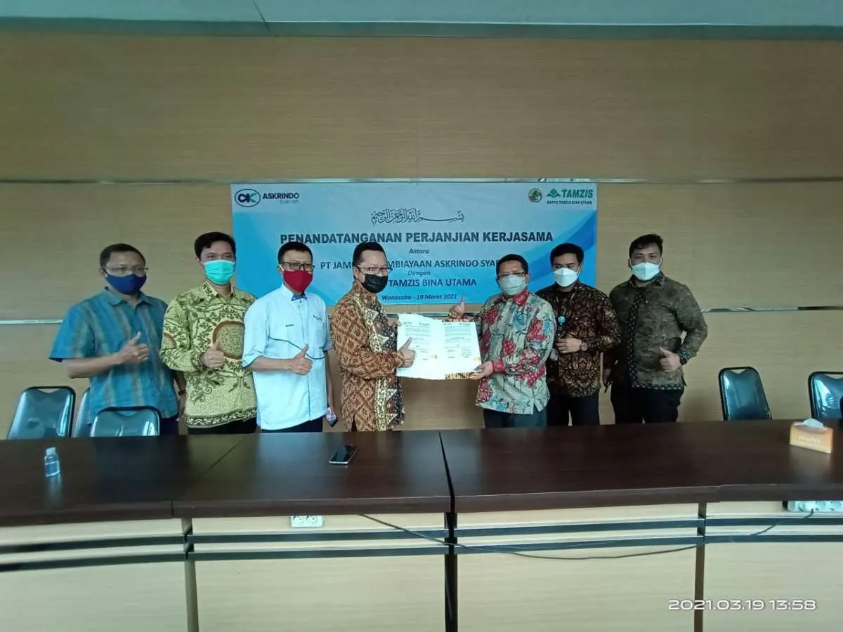 Tingkatkan Ujroh, Askrindo Syariah jalin kerjasama dengan KSPPS Tamzis Bina Utama