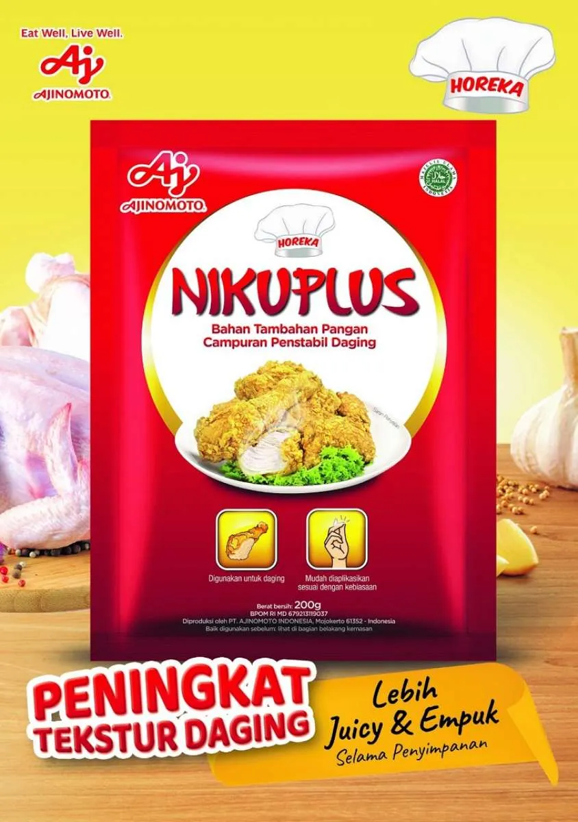 Ajinomoto Luncurkan NIKUPLUS Solusi Peningkat Tekstur Daging
