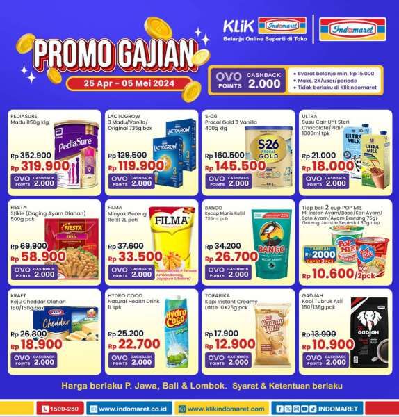 Promo Gajian Indomaret Terbaru 25 April-5 Mei 2024