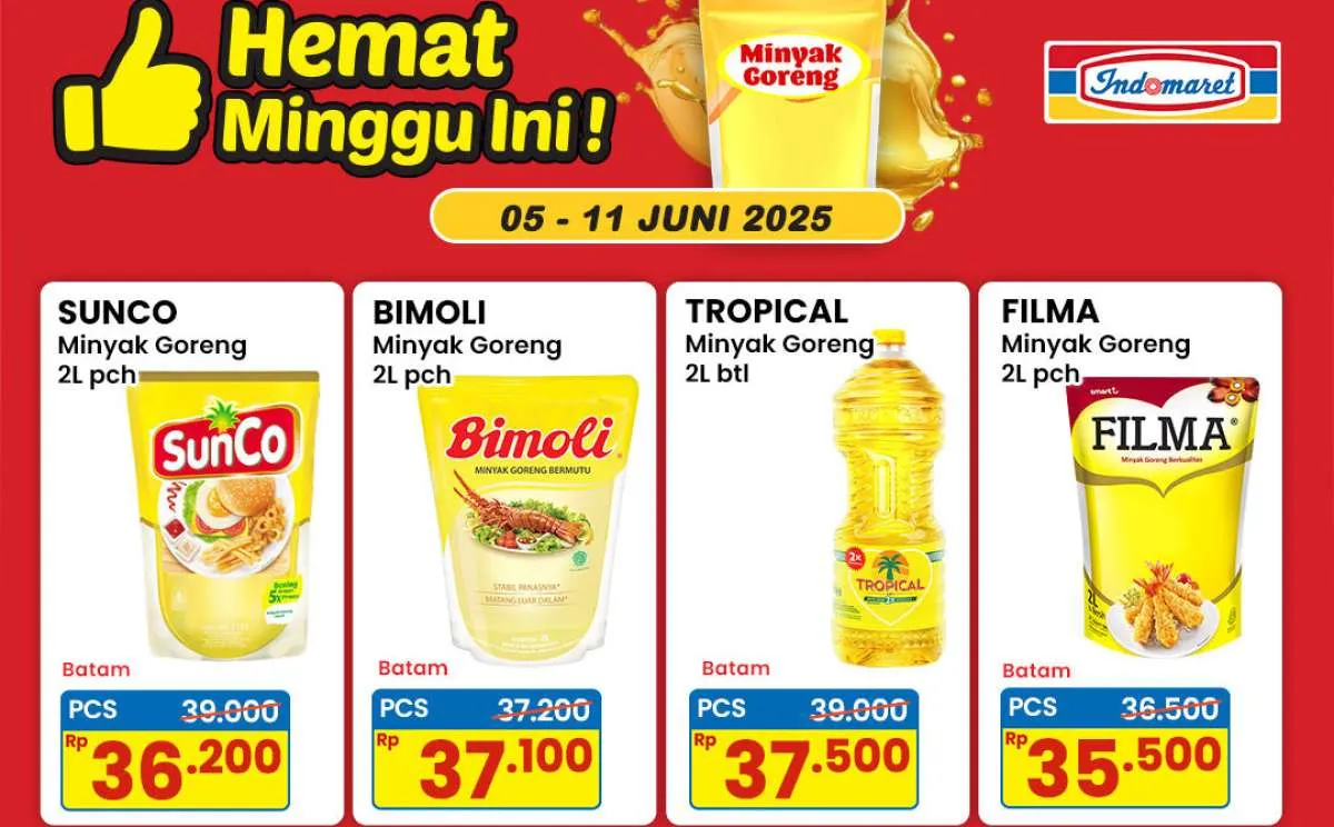 Promo Minyak Goreng di Indomaret Berakhir Besok, Cek Harga di Tip Top Supermarket