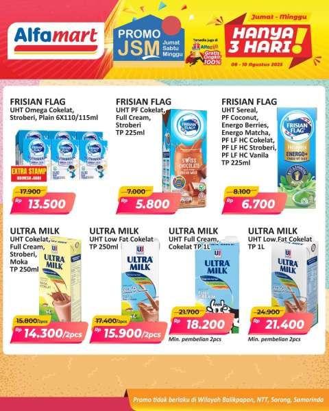 Promo JSM Alfamart 8-10 Agustus 2025